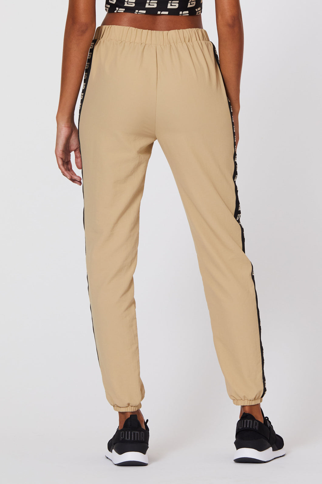 Adidas originals ryv taping track pants in blush hotsell